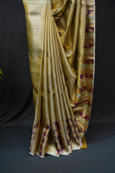 Opulent Gold Tissue Kanjivaram Silk Saree